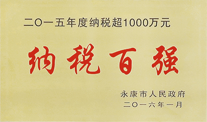 二〇一五年度纳税百强